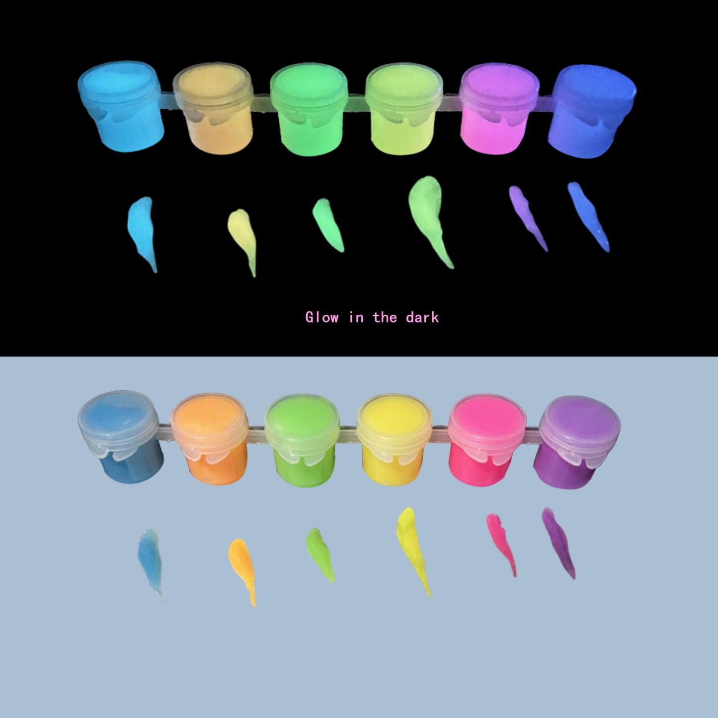 Glow-in-the-Dark Haunted Candle Holder Kit: DIY Spooky Ghost & Pumpkin Air Dry Clay Craft