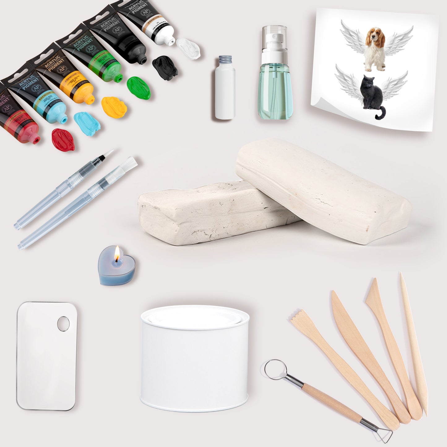 Personalised DIY Pet Cremation Keepsake Urns Kit