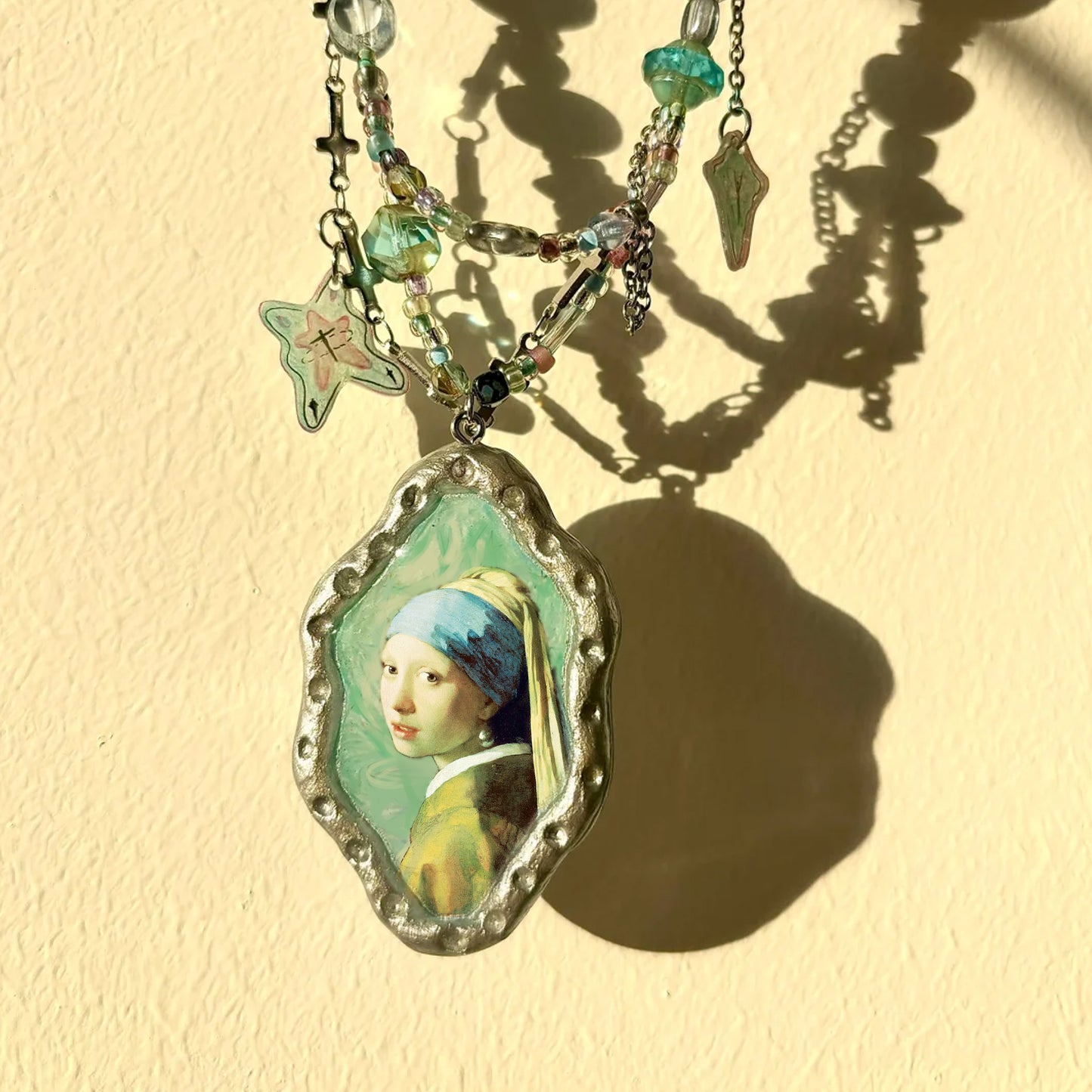 DIY Necklace & Keychain Pendants Freeform Clay Charm Craft Kit