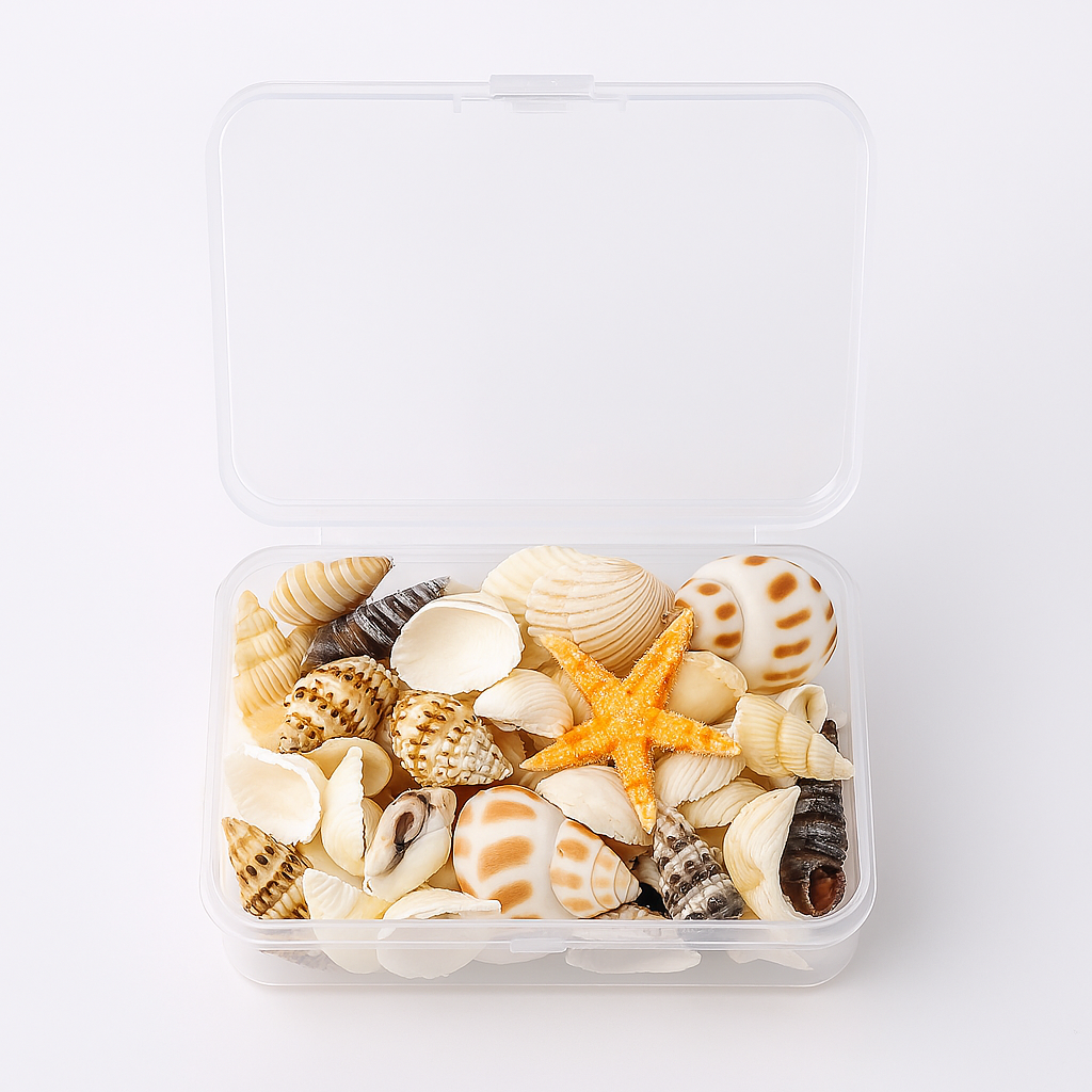 Seashell Magnetic DIY Air-Dry Clay Clock Kit or Order Custom-Made