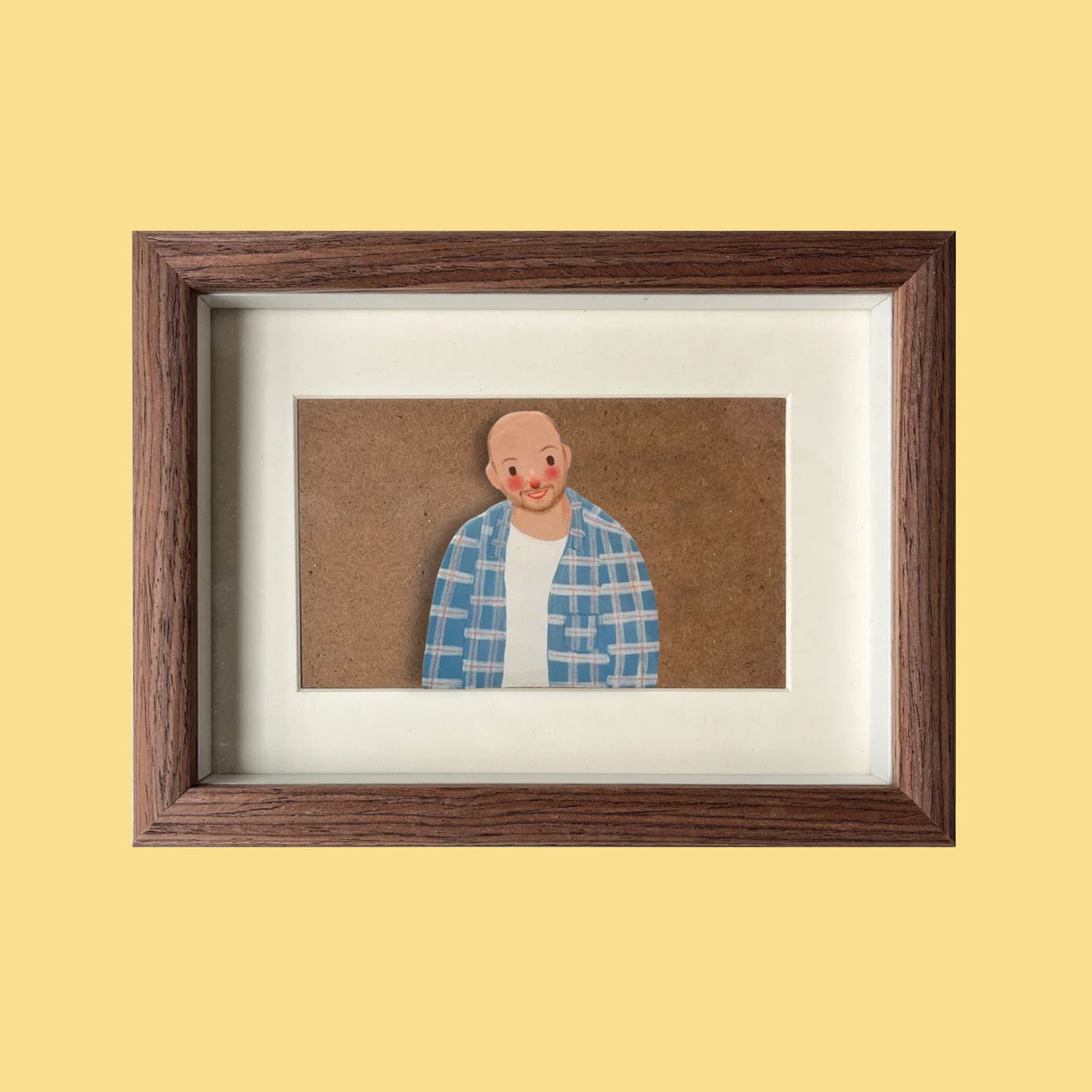 Graduation Portrait Keepsake - Custom Clay Graduate Gift | Magnet or Frame
