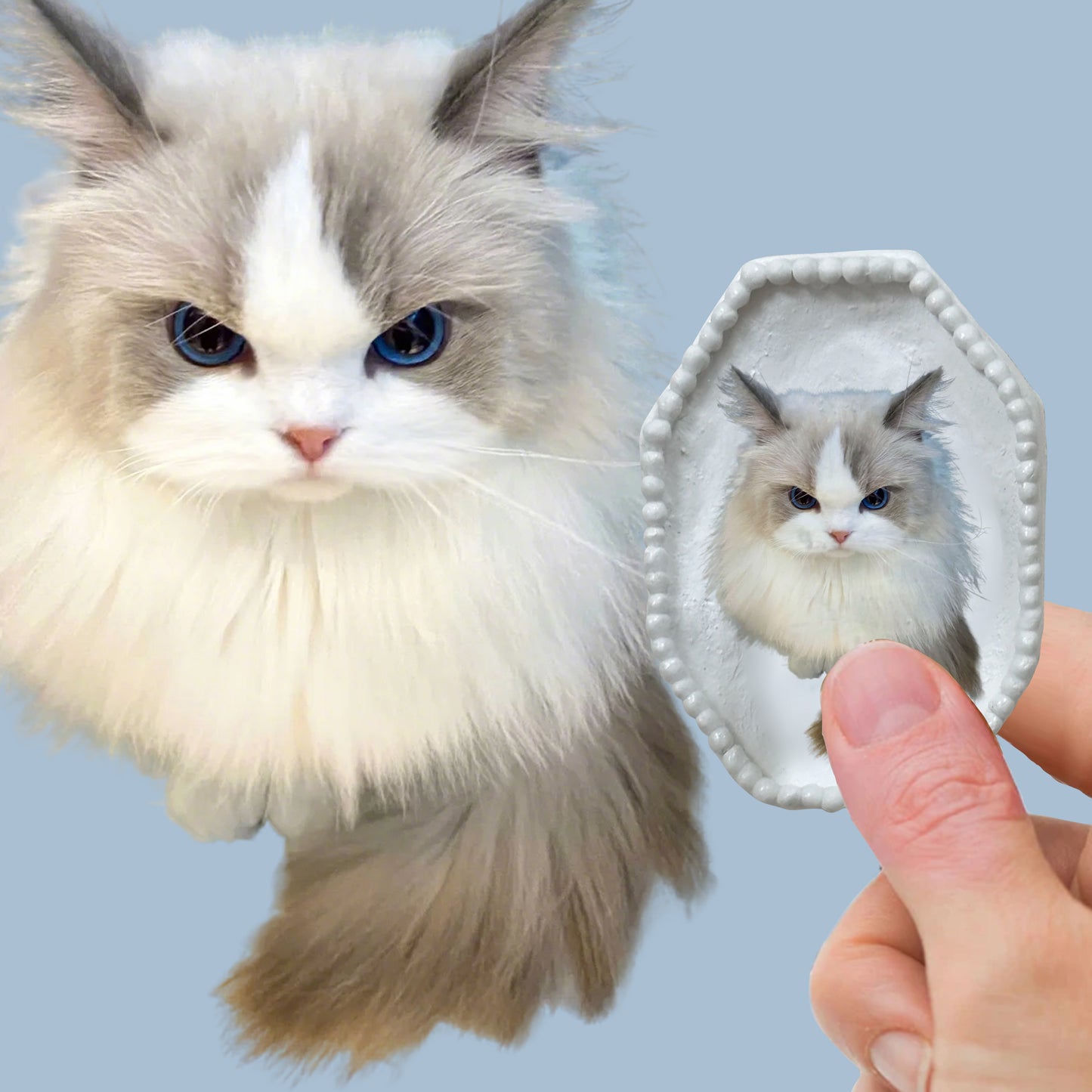 Pet Photo Fridge Magnet Customizable Clay Craft Kit