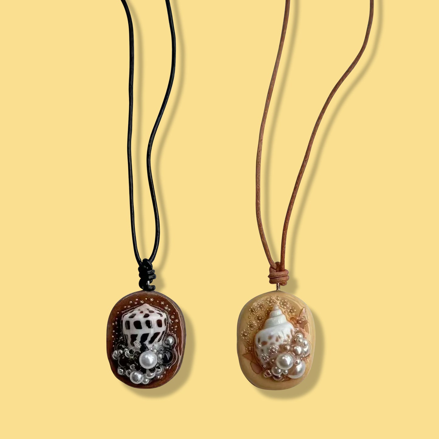 DIY Necklace & Keychain Pendants Freeform Clay Charm Craft Kit