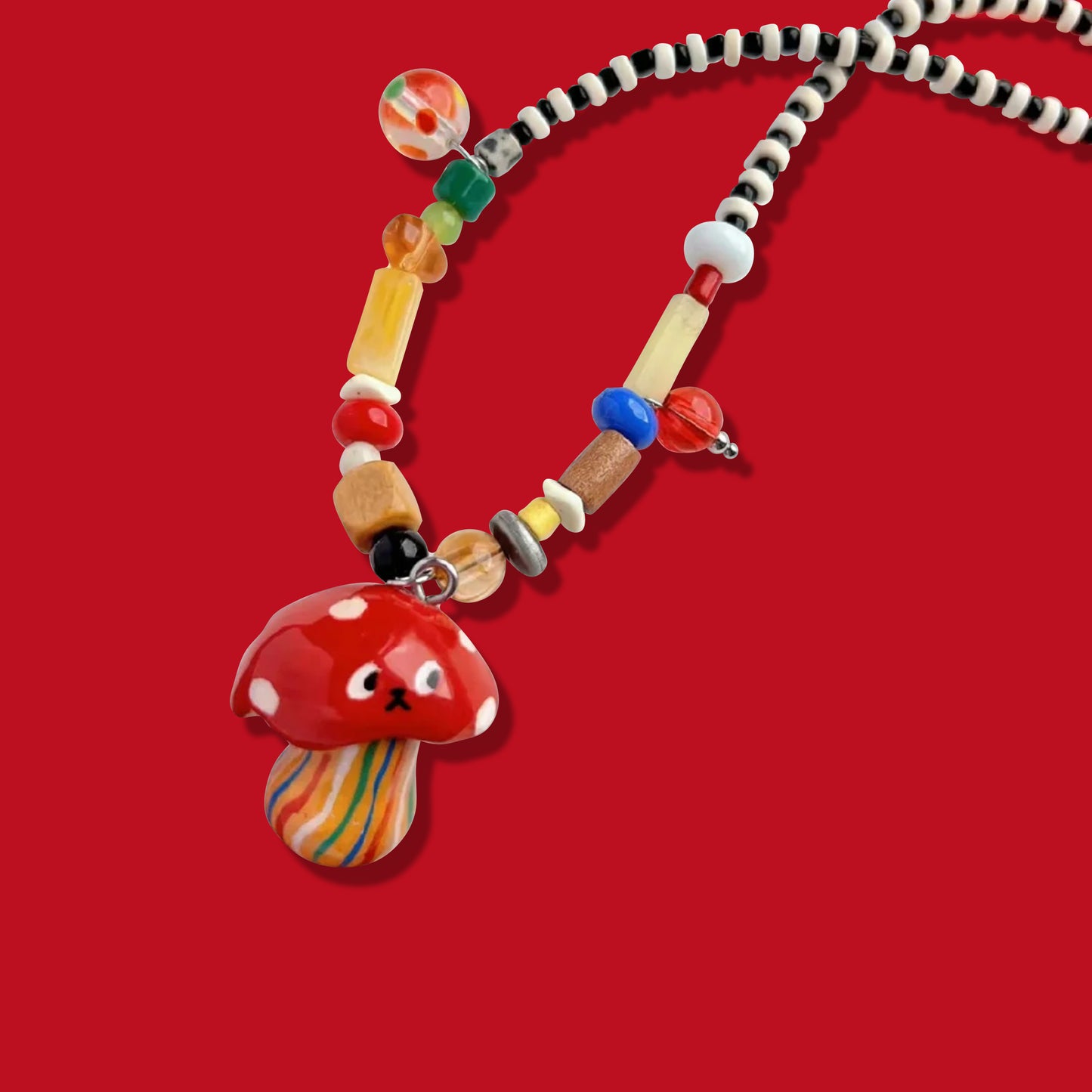 DIY Necklace & Keychain Pendants Freeform Clay Charm Craft Kit