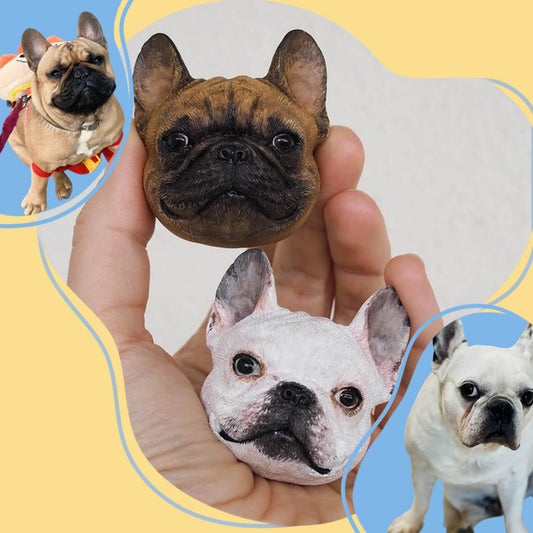 Handmade Clay Portrait Custom Pet Face Fridge Magnet