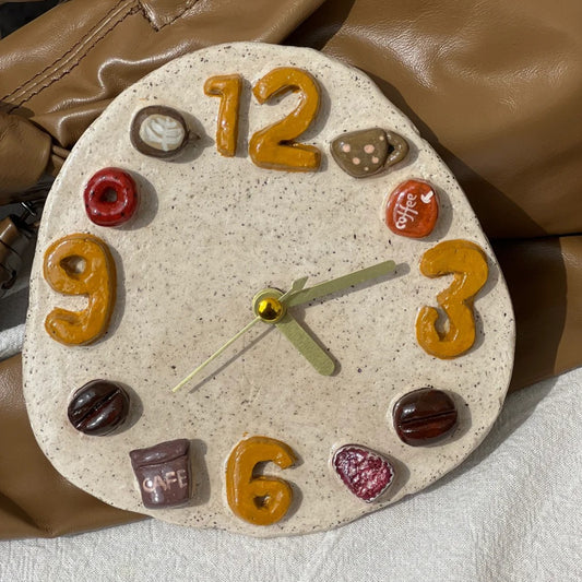 Seashell Magnetic DIY Air-Dry Clay Clock Kit or Order Custom-Made