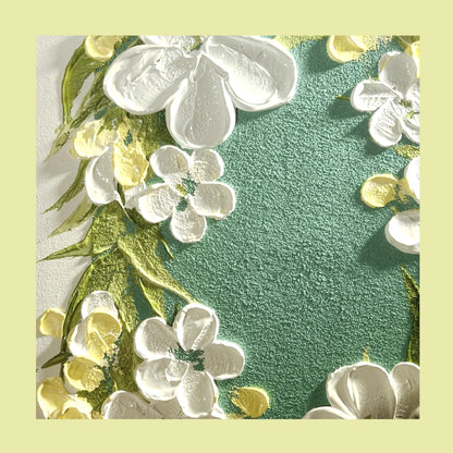Spring Breeze Textured Floral Sand & Acrylic Painting Canvas Kit