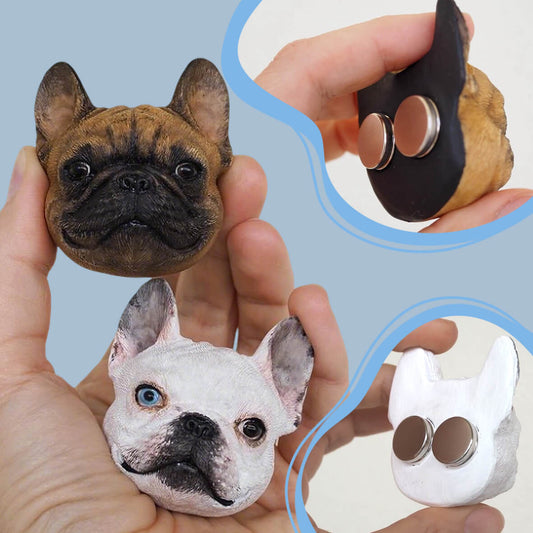 Handmade Clay Portrait Custom Pet Face Fridge Magnet