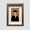 Graduation Portrait Keepsake - Custom Clay Graduate Gift | Magnet or Frame