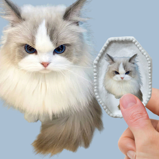 Pet Photo Fridge Magnet Customizable Clay Craft Kit