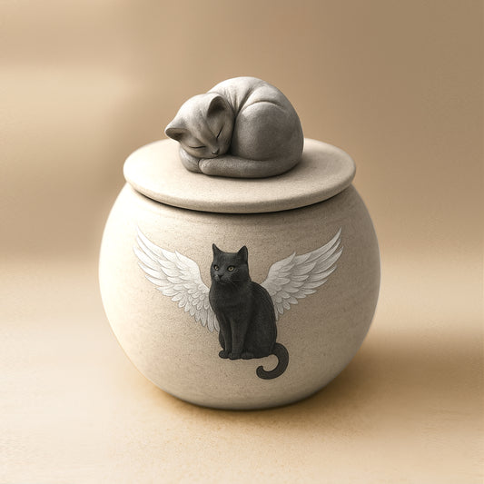 Customized Handcrafted Clay Sculpture Urn Kit for Beloved Pets
