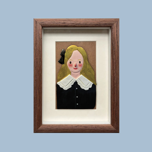 Graduation Portrait Keepsake - Custom Clay Graduate Gift | Magnet or Frame