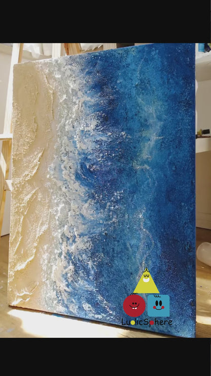 Seascape Sand Painting Ocean Texture Art Kit